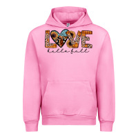 Fuchsia Pink hello fall love Urban Hoodie - JahusDesignShop