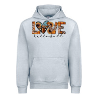 Heather Grey hello fall love Urban Hoodie - JahusDesignShop