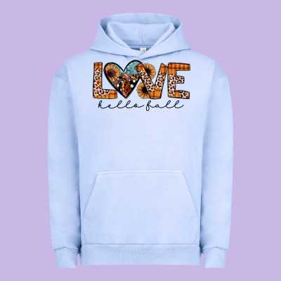 Hello Fall Love Urban Hoodie Designed By Jahusdesignshop