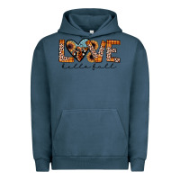 Pigment Midnight Navy hello fall love Urban Hoodie - JahusDesignShop