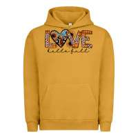 Pigment Peanut Butter hello fall love Urban Hoodie - JahusDesignShop