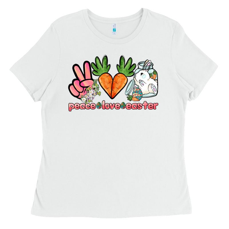 Peace Love Easter Day Ladies Tee by HowdyJamesFarm | Teevron