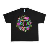 Black Easter Day Flower Easter Urban Heavy Tee - OliviaCreatesArt