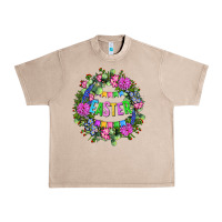 French Oak Easter Day Flower Easter Urban Heavy Tee - OliviaCreatesArt