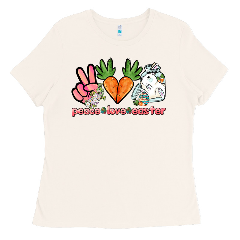 Peace Love Easter Day Ladies Tee by HowdyJamesFarm | Teevron