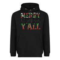 Black merry christmas y'all Heavyweight Hoodie - AdoDesignShop