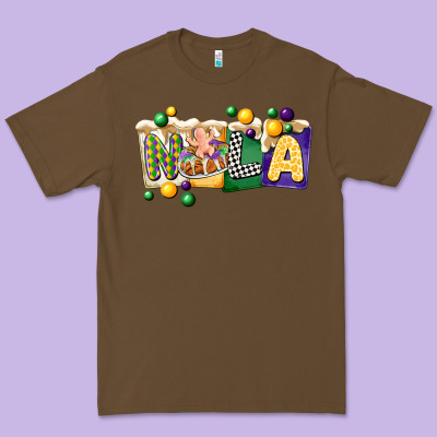 Nola Cake Mardi Gras Premium Tee Designed By Cowgirlartshop