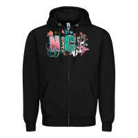 Black nicu Zipper Hoodie - AdoDesignShop