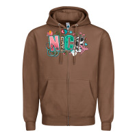 Chestnut nicu Zipper Hoodie - AdoDesignShop