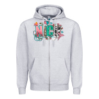 Heather Grey nicu Zipper Hoodie - AdoDesignShop