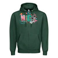 Sports Green nicu Zipper Hoodie - AdoDesignShop