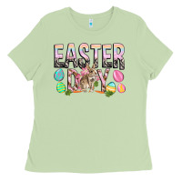 Easter Day With Rabbit Ladies Tee | Teevron
