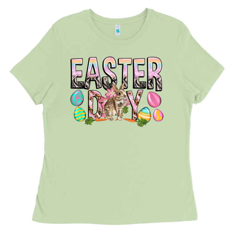 Easter Day With Rabbit Ladies Tee by HowdyJamesFarm | Teevron