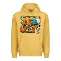 Antique Gold Basketball and Volleyball mama Mother's Day Premium Hoodie - LillyAllenDesigns