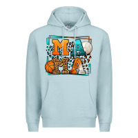 Blue Mist Basketball and Volleyball mama Mother's Day Premium Hoodie - LillyAllenDesigns