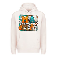 Pale Pink Basketball and Volleyball mama Mother's Day Premium Hoodie - LillyAllenDesigns