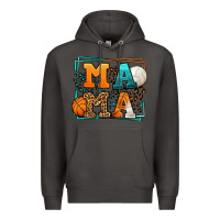 Smoke Basketball and Volleyball mama Mother's Day Premium Hoodie - LillyAllenDesigns