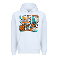 White Basketball and Volleyball mama Mother's Day Premium Hoodie - LillyAllenDesigns