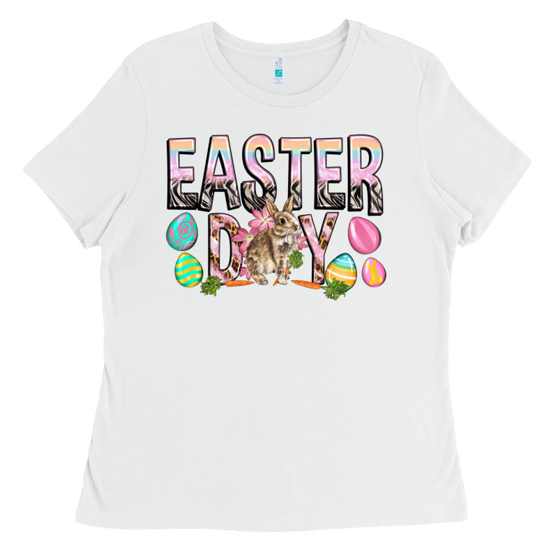 Easter Day With Rabbit Ladies Tee by HowdyJamesFarm | Teevron