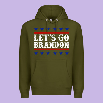Let's Go Brandon Premium Hoodie Designed By Jasminsmagicworld