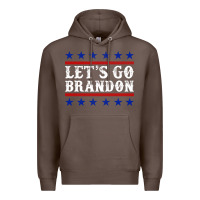 Coffee Let's Go Brandon Premium Hoodie - Jasminsmagicworld