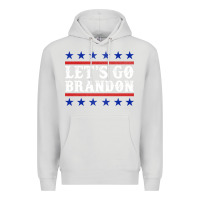 Dove Grey Let's Go Brandon Premium Hoodie - Jasminsmagicworld
