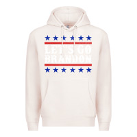 Pale Pink Let's Go Brandon Premium Hoodie - Jasminsmagicworld