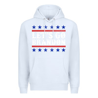White Let's Go Brandon Premium Hoodie - Jasminsmagicworld