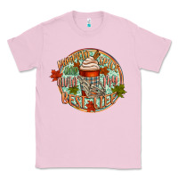 Bubblegum Pink pumpkin spice and livin my best life Classic Tee - CowGirlArtShop
