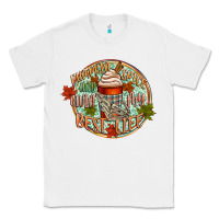 White pumpkin spice and livin my best life Classic Tee - CowGirlArtShop