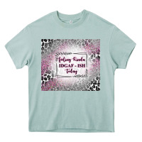 Arona feeling kinda idgaf ish today with leopard Heavy Core Tee - TumblerDesignByShophia