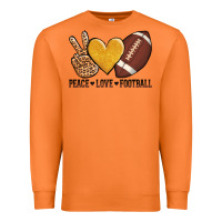 Carrot peace love football Premium Sweatshirt - AdoDesignShop