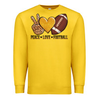 Lemon peace love football Premium Sweatshirt - AdoDesignShop