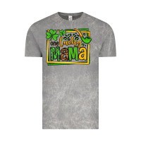 Cloud Rock One lucky mama St. Patrick's Vintage Tee - OliviaCreatesArt