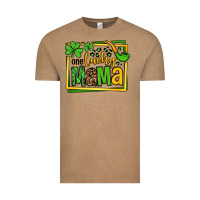 Vintage Coffee One lucky mama St. Patrick's Vintage Tee - OliviaCreatesArt