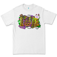 White mardi gras love nurse Premium Tee - CowGirlArtShop