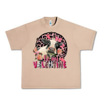 Burro Be my Valentine Holstein Cow Valentine's Day Urban Heavy Tee - FaDigitalArtStudio