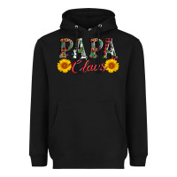 Black papa claus Heavyweight Hoodie - AdoDesignShop