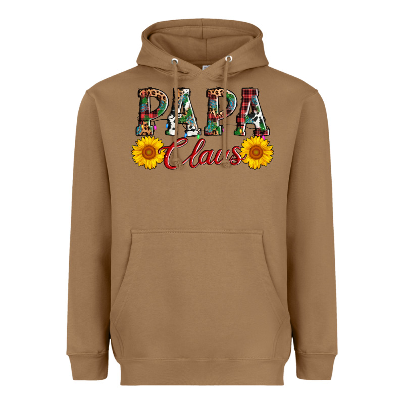 Papa Claus Heavyweight Hoodie by AdoDesignShop | Teevron