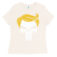 Bone trump skull Ladies Tee - linhVisuals