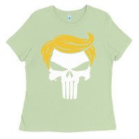 Matcha trump skull Ladies Tee - linhVisuals