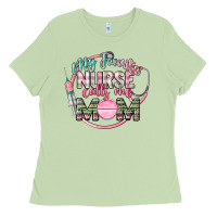Matcha my favorite nurse calls me mom Ladies Tee - CowGirlArtShop