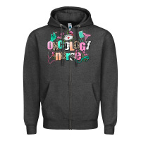 Charcoal Heather oncology nurse Zipper Hoodie - AdoDesignShop