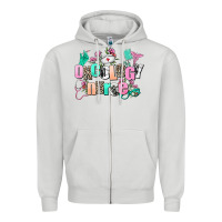 Dove Grey oncology nurse Zipper Hoodie - AdoDesignShop
