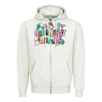 Oatmeal Heather oncology nurse Zipper Hoodie - AdoDesignShop