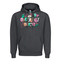 Smoke oncology nurse Zipper Hoodie - AdoDesignShop
