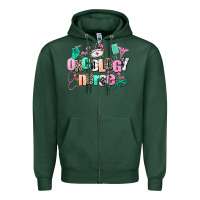 Sports Green oncology nurse Zipper Hoodie - AdoDesignShop