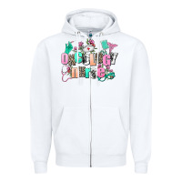 White oncology nurse Zipper Hoodie - AdoDesignShop