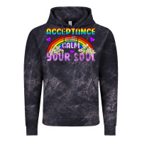 Cloud Black Lgbtq Acceptance Will Calm Your Soul Vintage Hoodie - BundleAndBundleShop