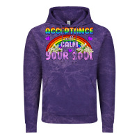 Cloud Purple Lgbtq Acceptance Will Calm Your Soul Vintage Hoodie - BundleAndBundleShop